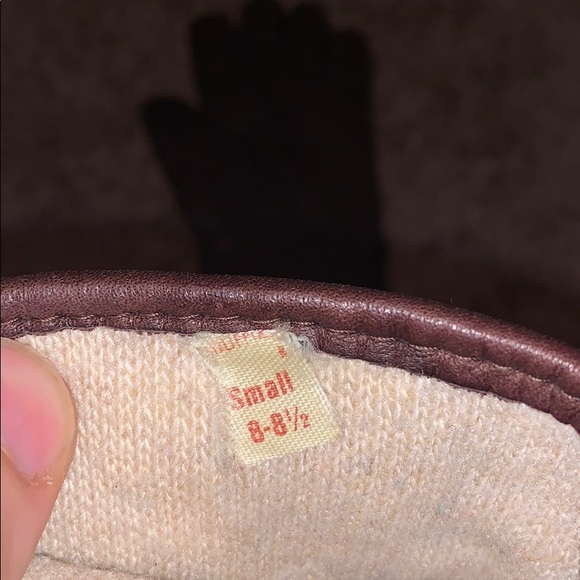 Warm leather gloves - Picture 4 of 4